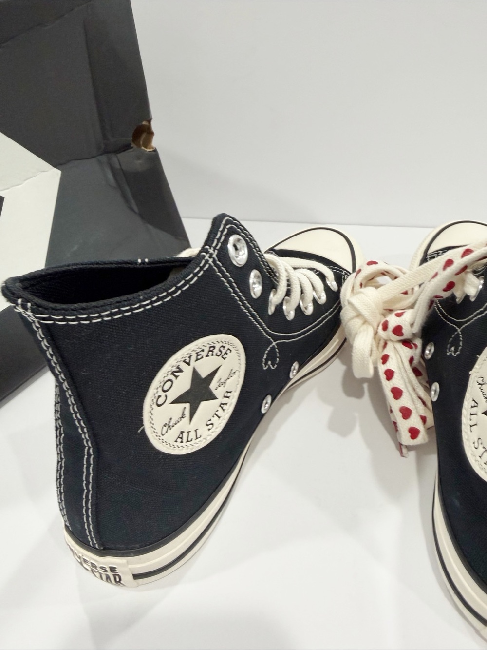 Converse Women's Chuck Taylor All Star Valentine's Day High Top Casual Sneakers - Picture 7 of 12